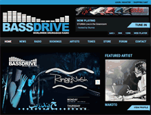 Tablet Screenshot of bassdrive.com